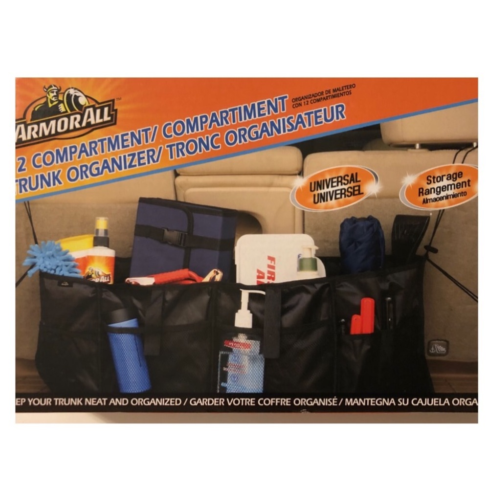 🆕 ArmorAll | 12 Compartment Trunk Organizer